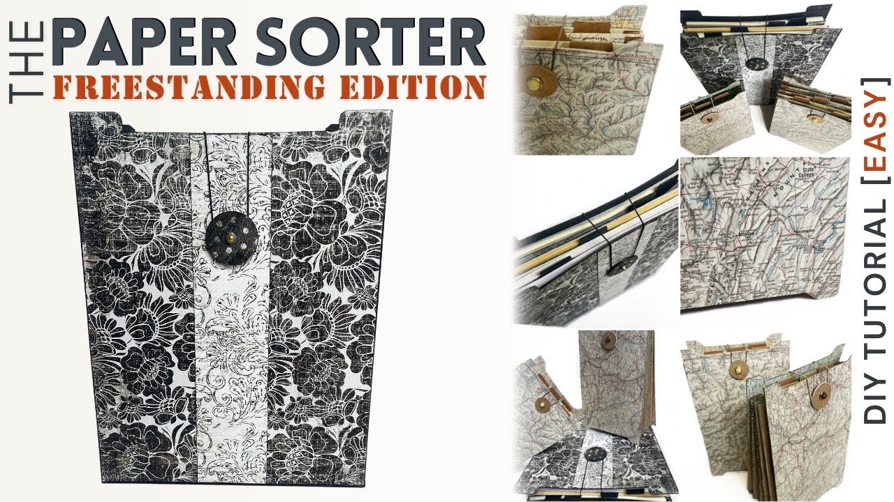 THE Paper Sorter: Freestanding Edition | Organize Your Papers in Style Using a Cereal Box [Tutorial]