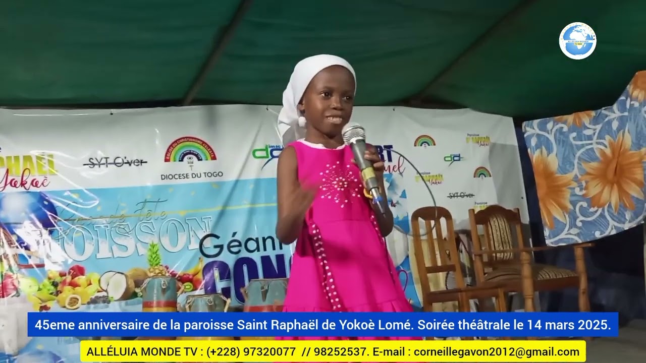 45e anniversaire de Saint Raphaël d'adidogomé Lomé. Soirée théâtrale le 14/03/2025.