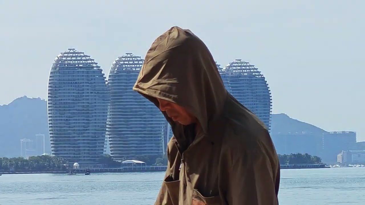 Пляж города Санья бэй остров Хайнань 