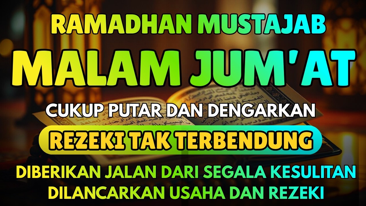 Dzikir Malam Jum’at Ramadhan🌙 Diamalkan dengan Dzikir Sunnah, Rezeki Dilancarkan & Hidup Berkah