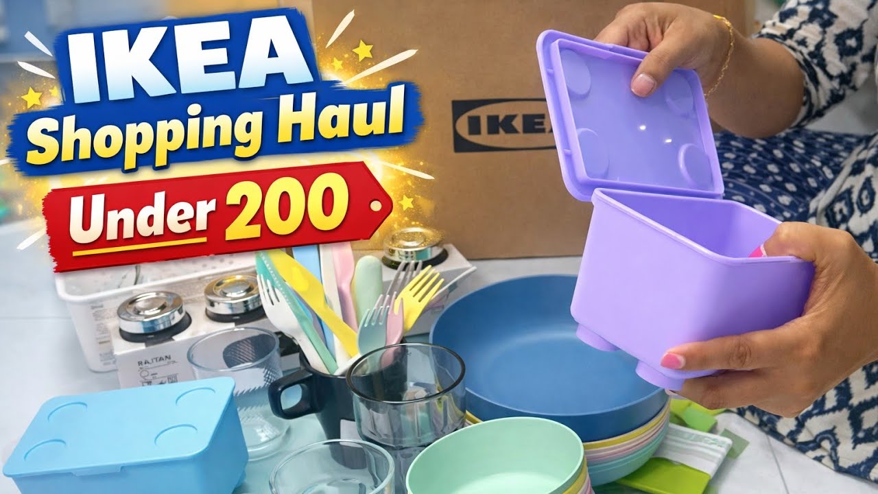 IKEA Shopping Haul 🇮🇳 | Budget Friendly Finds Under ₹200