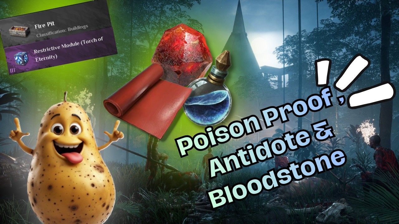 Soulmask | Wetland Ancient Ruins Dungeon | Poison Proof Mods, Antidote & Bloodstone