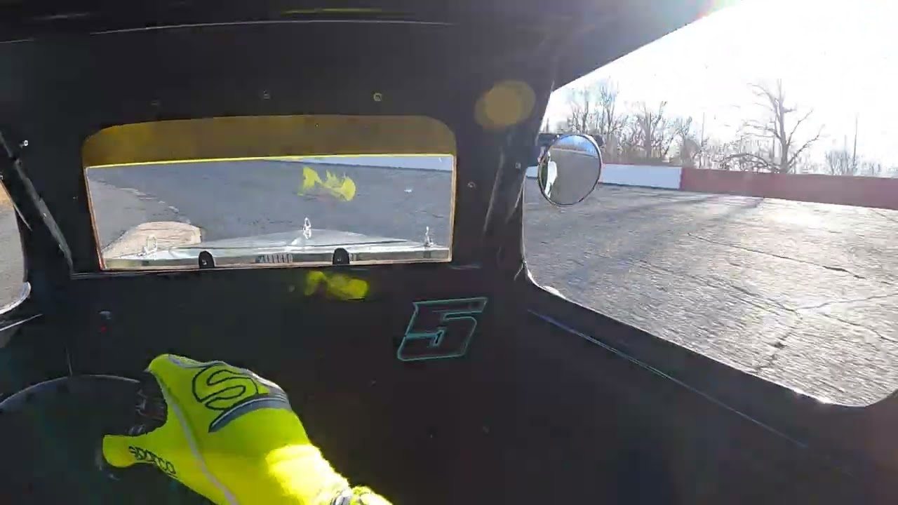 Legend Car Caraway Speedway Run 5 Spin Incar