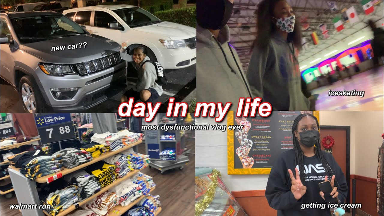 DAY IN MY LIFE: FIRST TIME ICESKATING... MY MOST DYSFUNCTIONAL VLOG EVER | VLOGMAS DAY 5