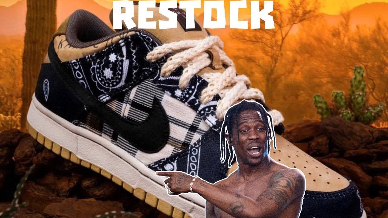 Travis Scott Nike SB Dunk Low RESTOCK In September