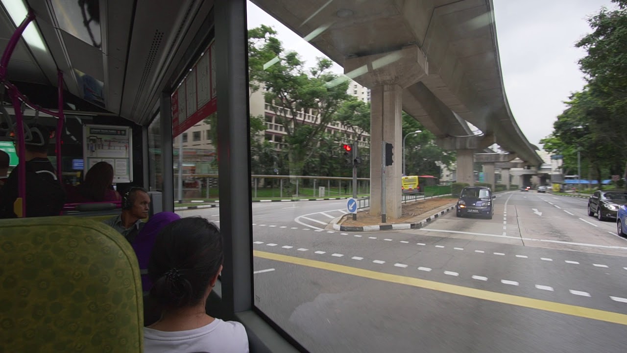 Singapore, bus 371 ride from Sengkang to Opp BLK 178A