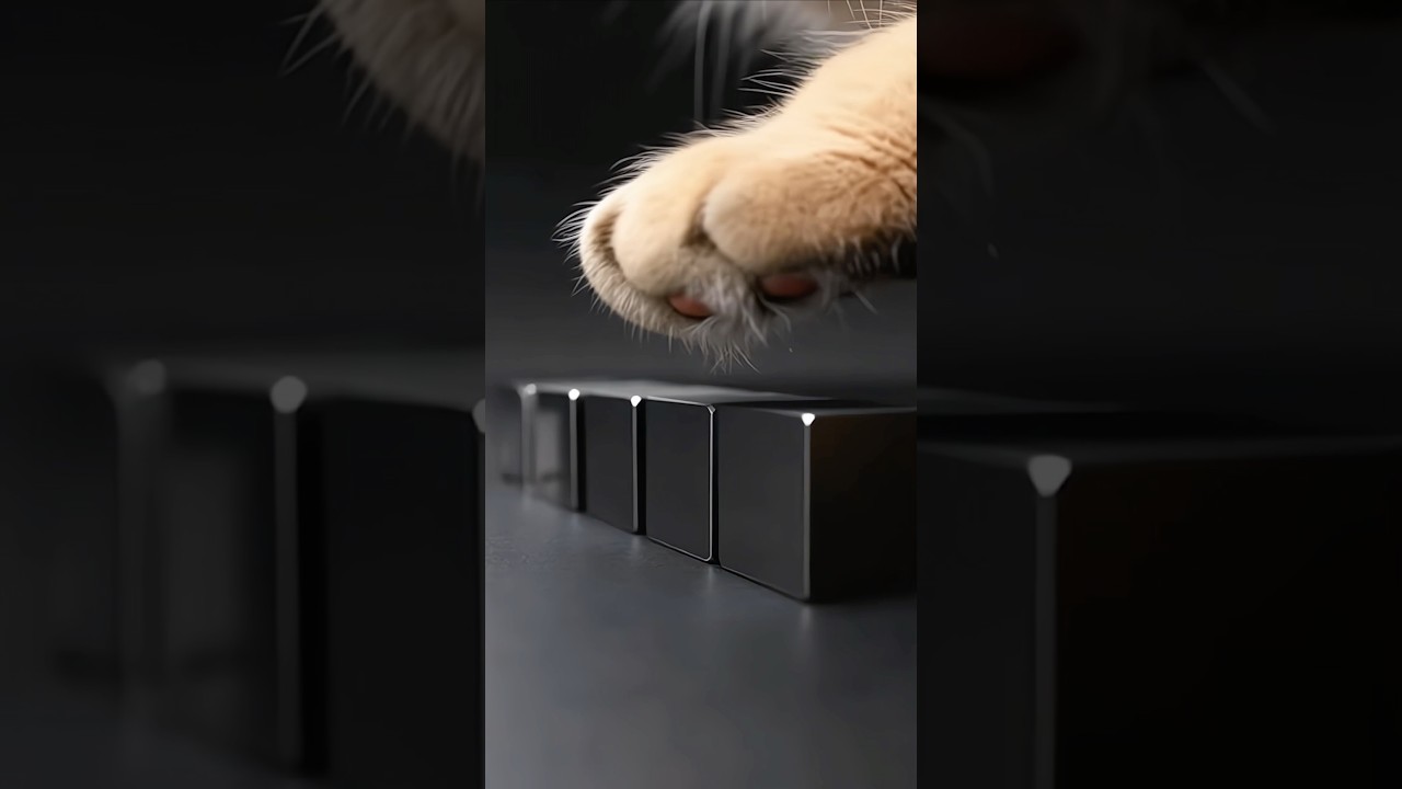 Cat Paw Permanently Disables Metal Attraction! 🤯 (Magnetic ASMR)