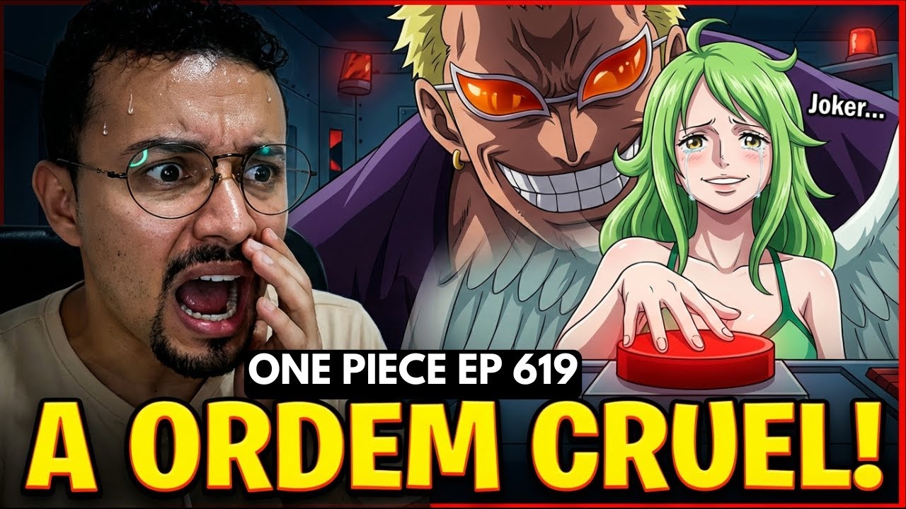 O adeus da MONET...  A ordem cruel de Doflamingo e o fim de PUNK HAZARD! REACT ONE PIECE 619