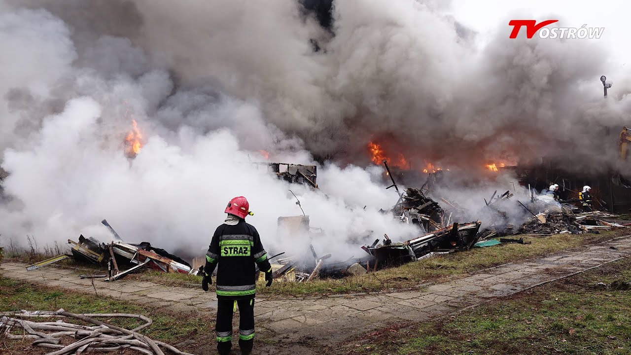 Pożar budynku 