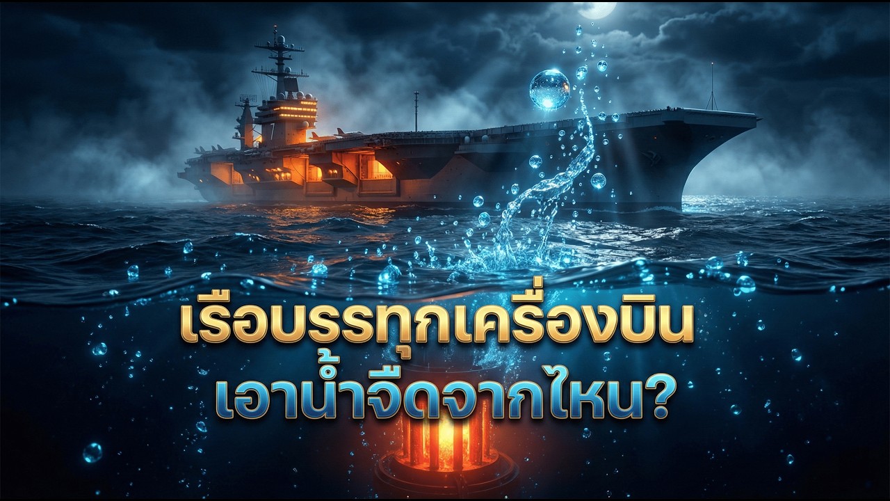 เรือบรรทุกเครื่องบินเอาน้ำจืดจากไหน? ความลับที่คนส่วนใหญ่ไม่รู้! | ปริศนารอบตัว