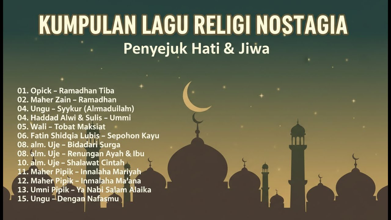 Lagu Religi Nostalgia yang Menenangkan Hati | Full Album Pilihan