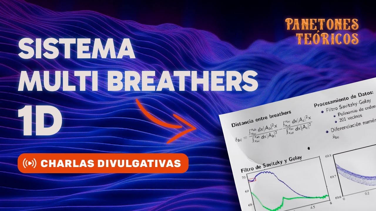 Potencial de interacción de un sistema multi breathers 1D - Charla para el evento panetones teóricos