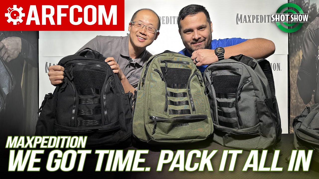 Maxpedition Lassen and Tehama Backpacks | SHOTShow 2023