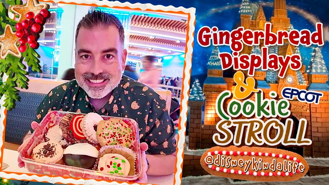 Disney World Gingerbread Displays | EPCOT Festival of the Holidays |Holiday Cookie Stroll 2024