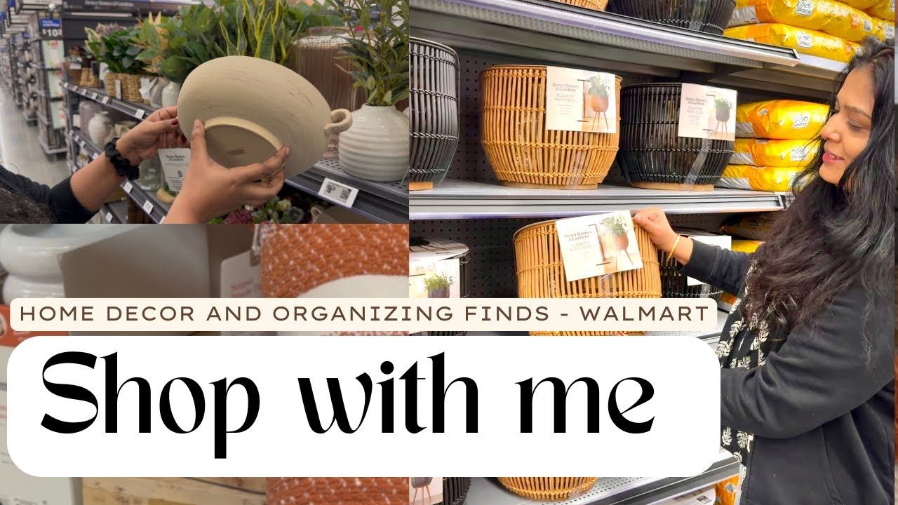 ✨ Home Decor & Organizing Finds - Walmart Shop with me ✨| High end Affordable Decor Finds | 