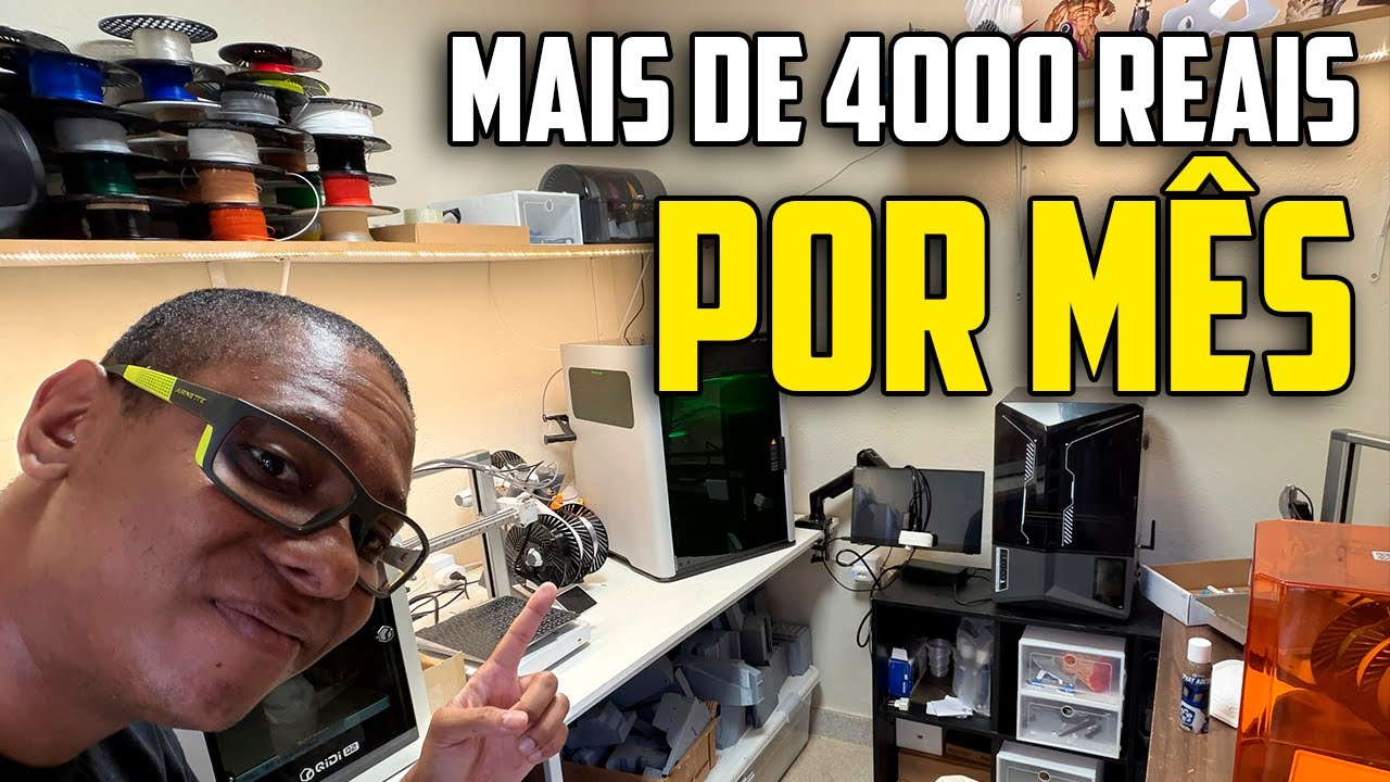 como FAZER MUITO DINHEIRO COM IMPRESSÃO 3D