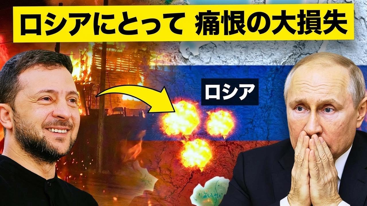 ウクライナがロシアの急所を突く攻撃を決行！