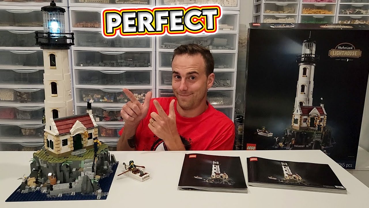 Обзор моторизованного маяка LEGO! Он идеален!
