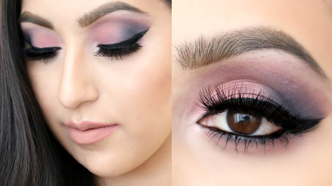 Maquillaje De Ojos Ahumados Malva