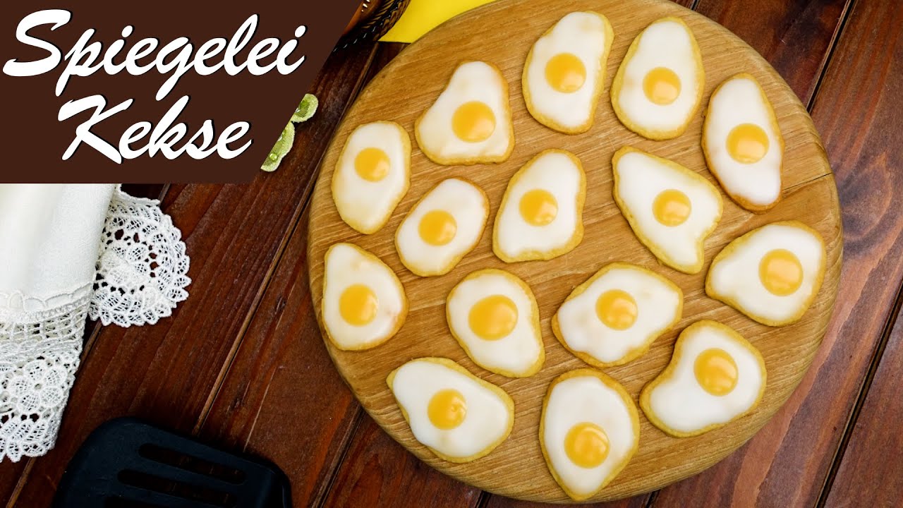 Spiegelei Kekse | Zitronen Plätzchen zu Ostern ohne Ausstecher