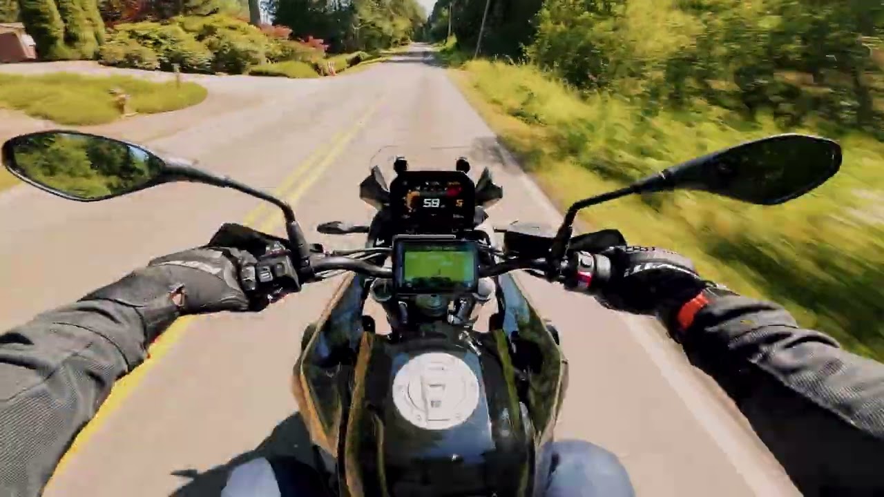 BMW F750GS | Snohomish County Road Part 2 | Washington [4K]