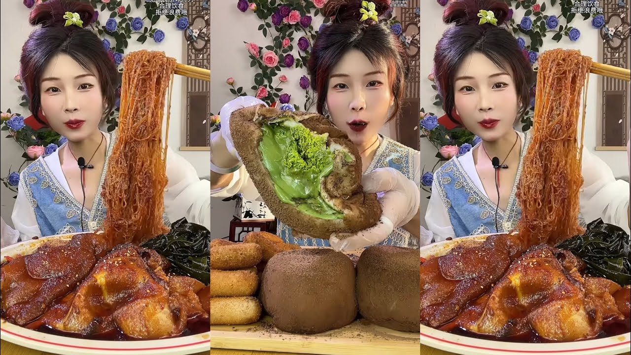 【ASMR】【MUKBANG】BRAISED PORK BELLY | EATING SHOW |CHINESE MUKBANG |食べ |吃播 LOVE ASMR  #咀嚼音