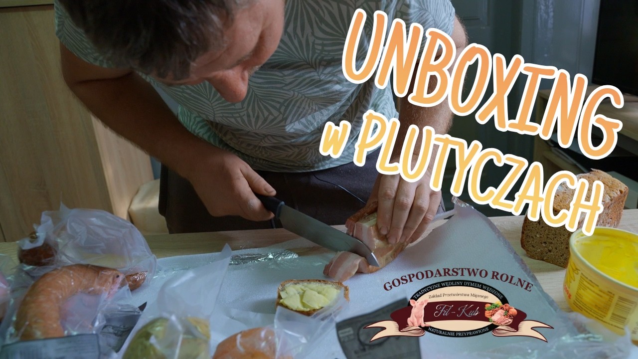 Unboxing Plutycze Andrzej otwiera paczkę od widza Co to będzie Gienek i Andrzej Rolnicy z Podlasia