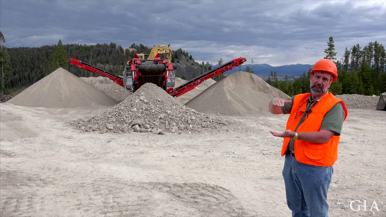 Sapphire Mining at Rock Creek, Montana