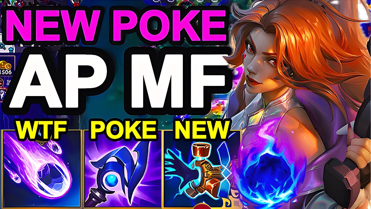 Wild Rift China Miss Fortune Sup - New AP MF OP Build Runes - Insane Poke Damage