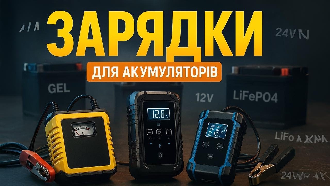 🔋Рейтинг найкращих зарядних пристроїв для автомобільного акумулятора 2025