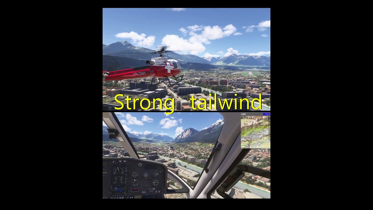 MSFS2024 CowanSim Airbus H125   From somewhere in the city of Innsbruck to the Clinic