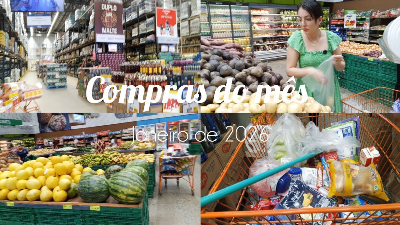 PRIMEIRA COMPRA DO ANO, VALORES NO ATACADISTA  NESSE  INÍCIO DE ANO.