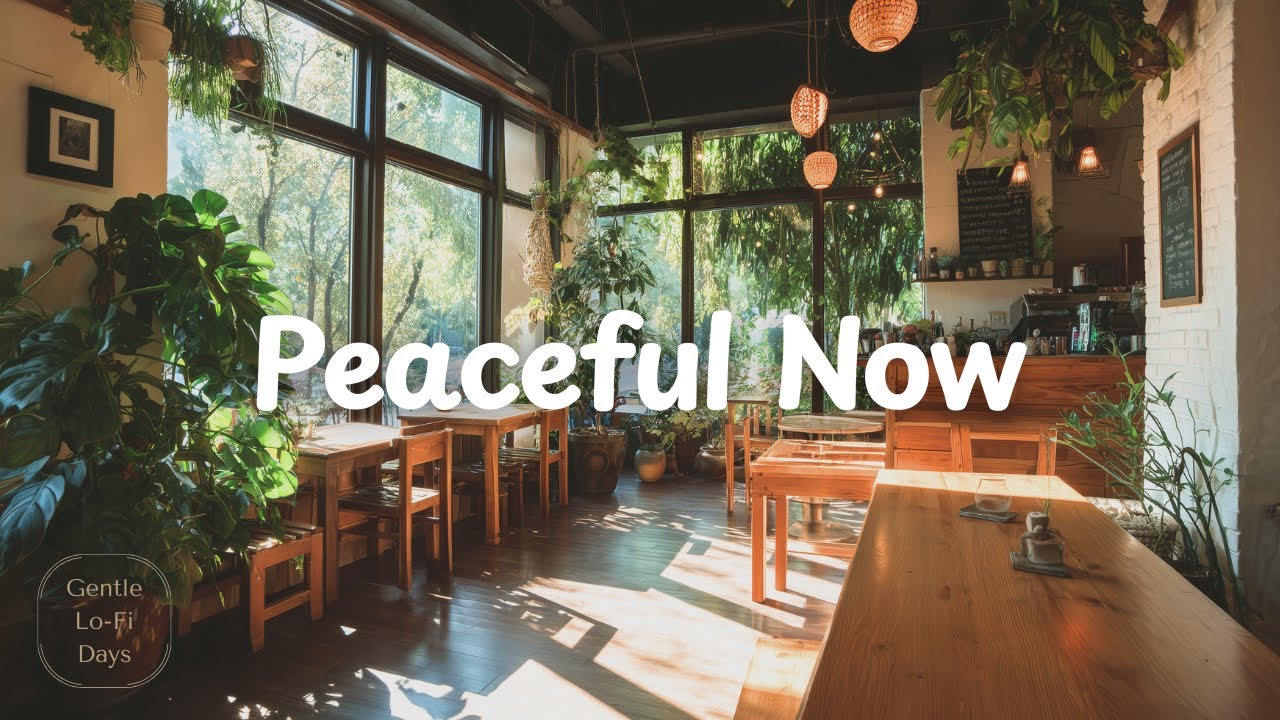 Peaceful Now ☕️✨[chill acoustic, lofi mix] music for study, work, relax｜playlist BGM