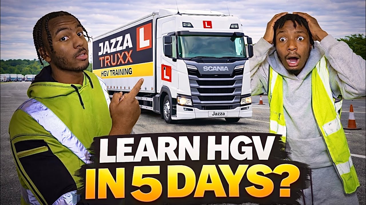 Can you really learn Hgv in 5 days? I taught a complete beginner…😳🚛