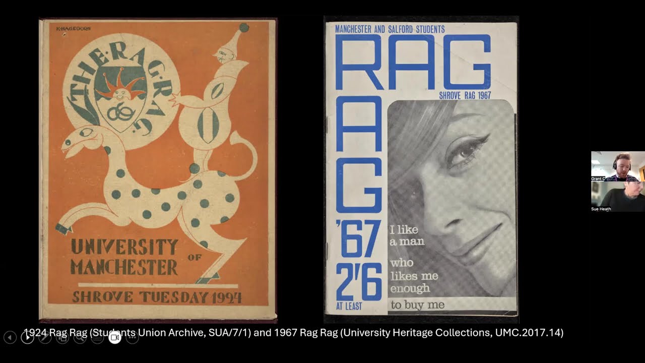 Rylands Lunchtime Seminar: Student Voices in the Archives