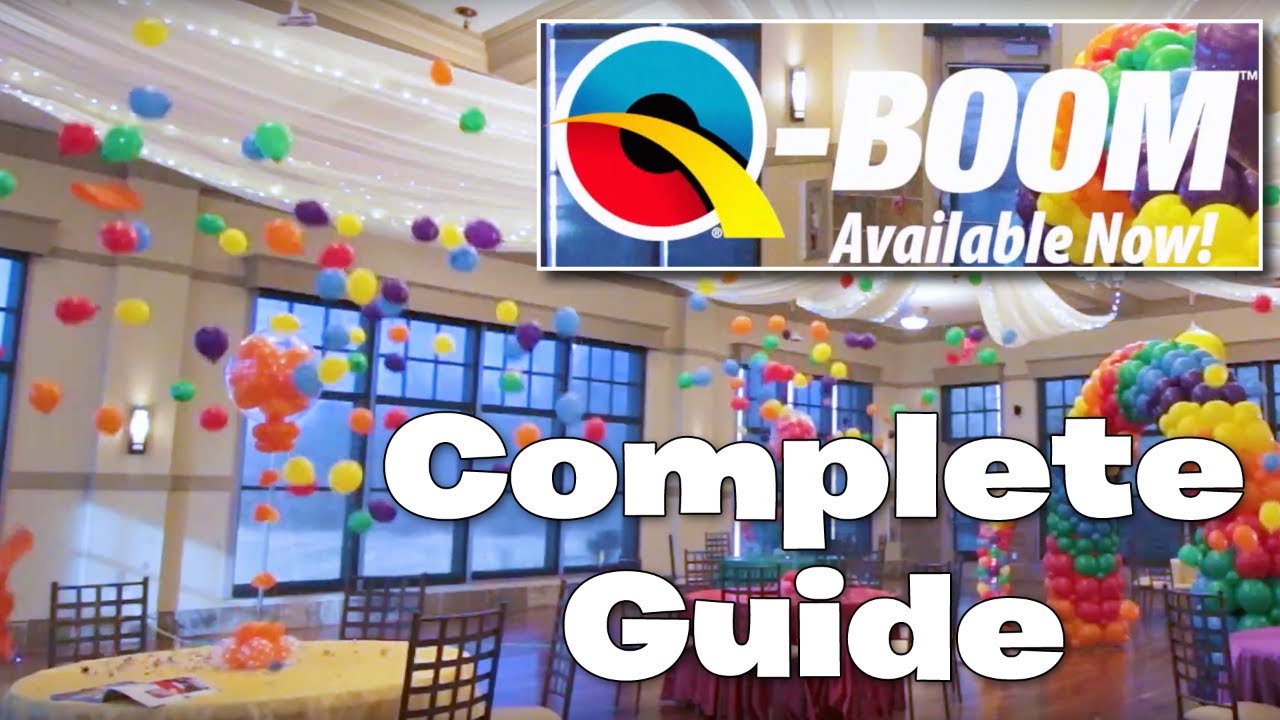 The NEW Q-Boom Balloon Popping System from Qualatex - The Complete How to use guide