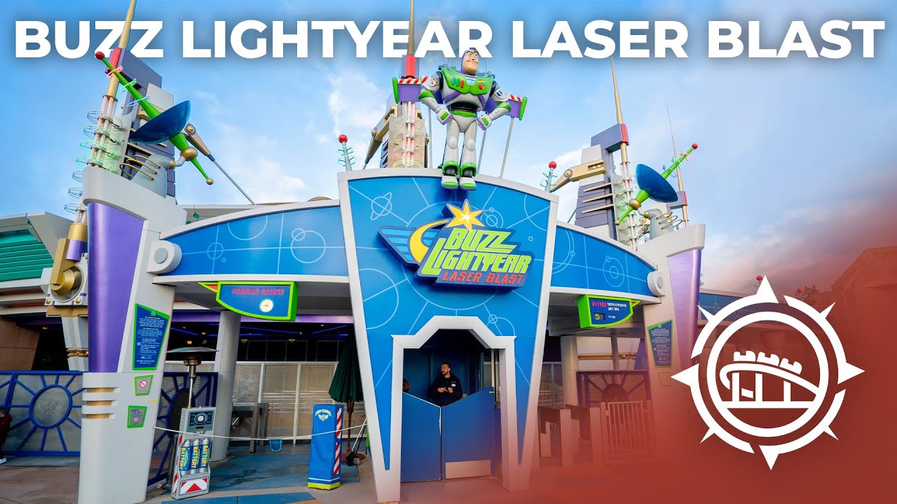 🇫🇷 DISNEYLAND PARIS: Buzz Lightyear Laser Blast | Attraction Walkthrough 4K