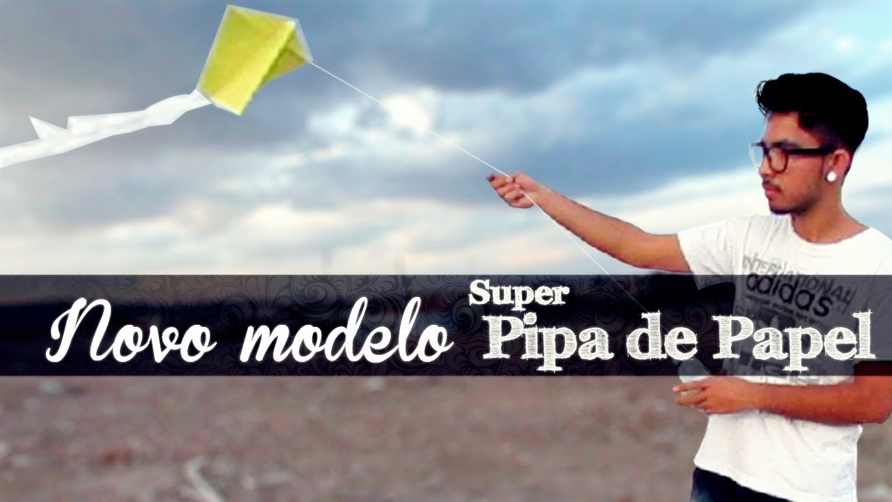 Como fazer PIPA DE PAPEL Resistente a Grandes Ventos (Ratinha, Bicuda) Tutorial