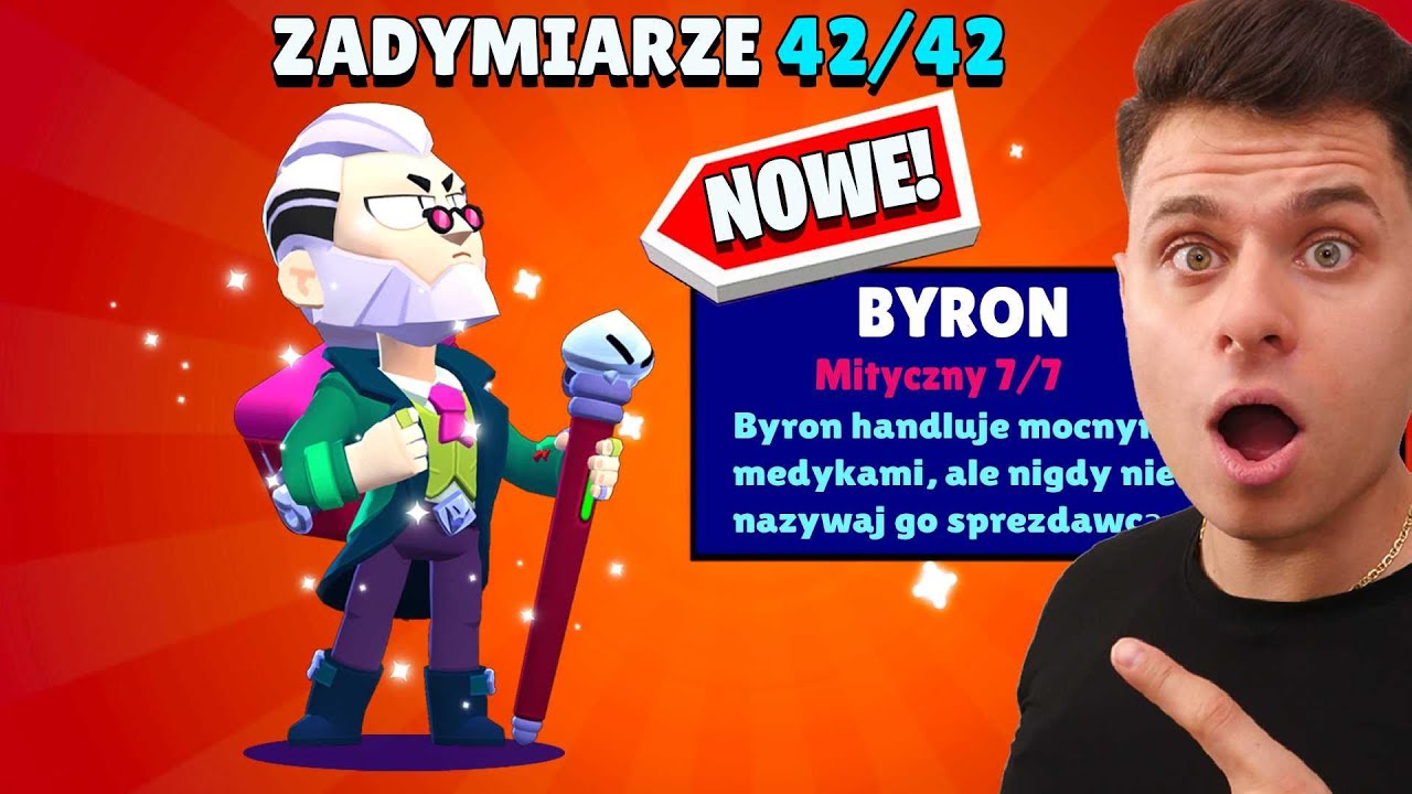BYRON Nowy MITYCZNY Zadymiarz ODBLOKOWANY! ( najlepsza postać wspomagająca! )