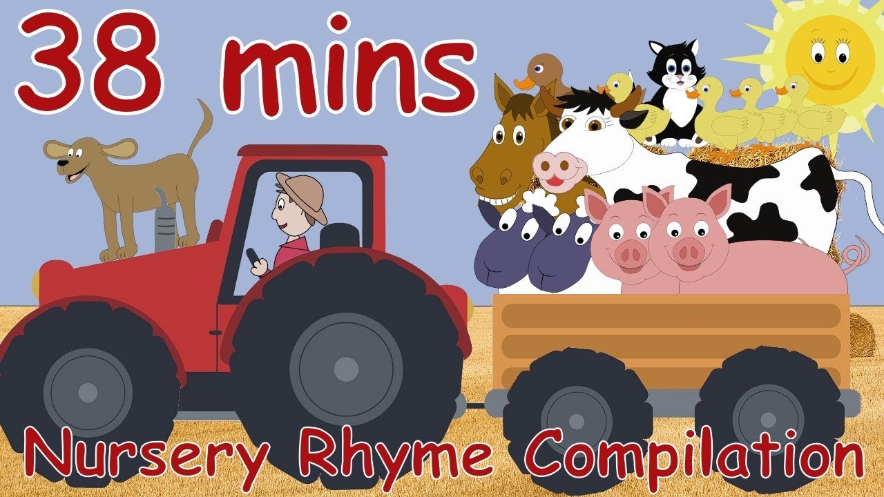 Old MacDonald Had A Farm! And lots more Nursery Rhymes! 38 minutes!
