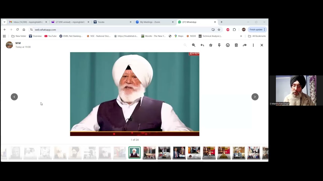 2068 - Prominent Sikh Social Worker - Sardar Surinderpal Singh Ji, Oberai -Life & Contribution