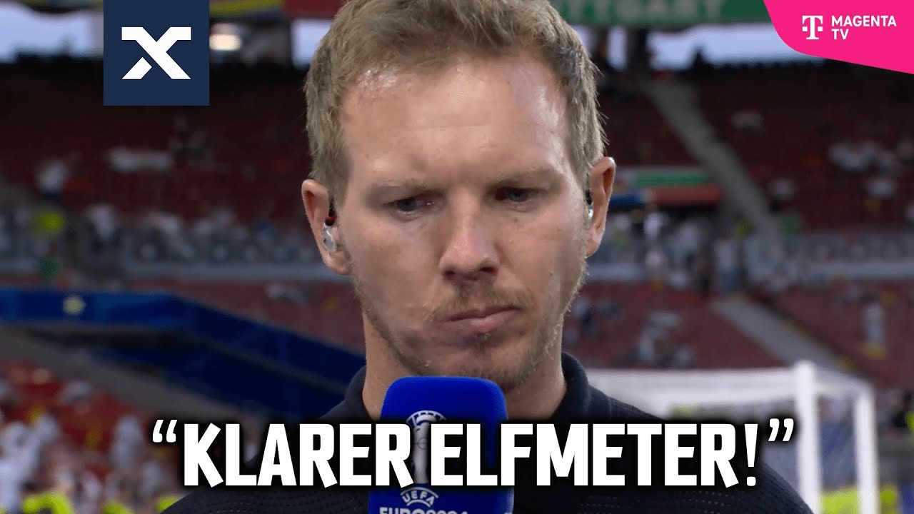 Nagelsmann mit Tränen in den Augen 😢 