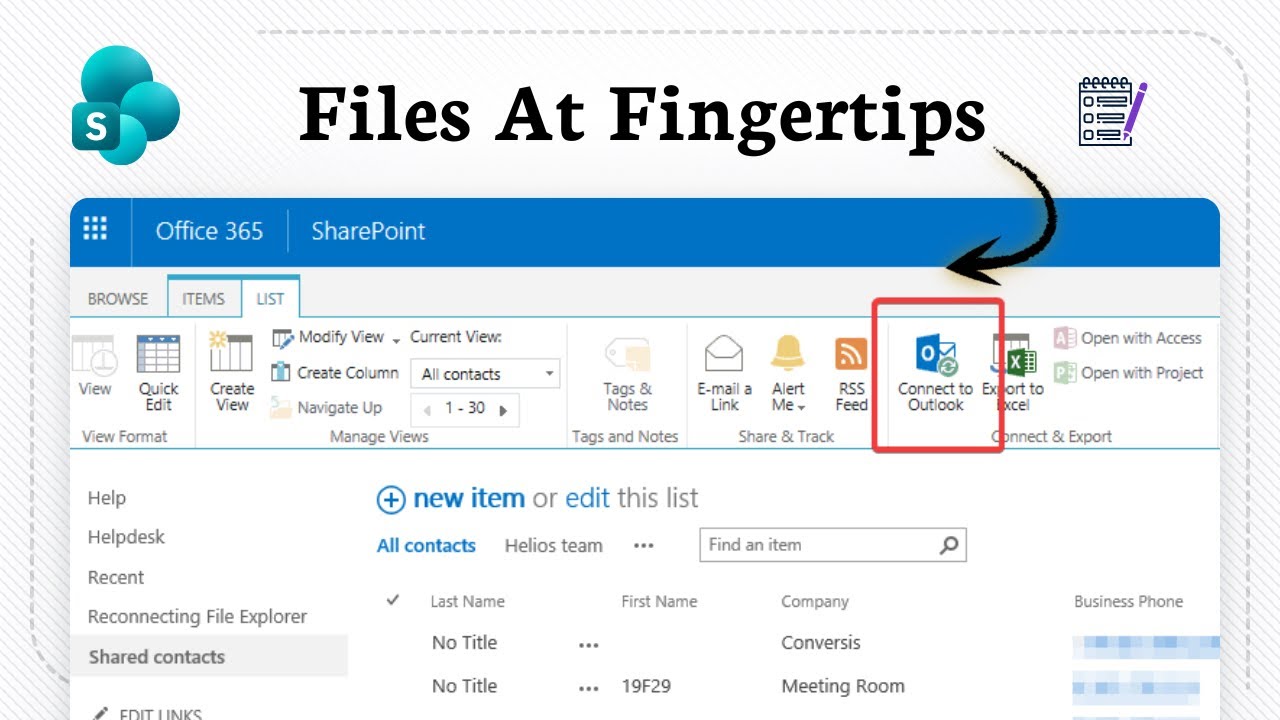 Как получить доступ к SharePoint из Outlook (упрощенный рабочий процесс)