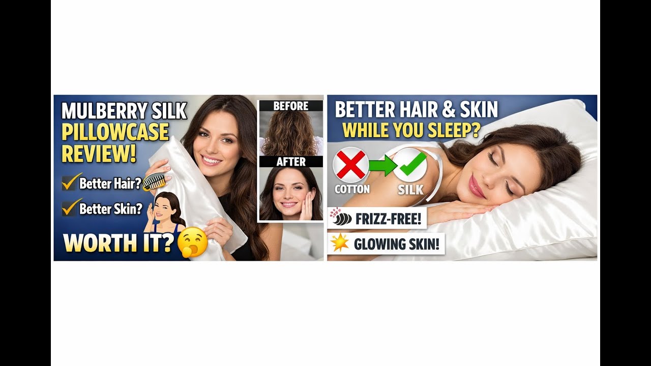 Stop Using Cotton! Try This Mulberry Silk Pillowcase for Hair & Skin