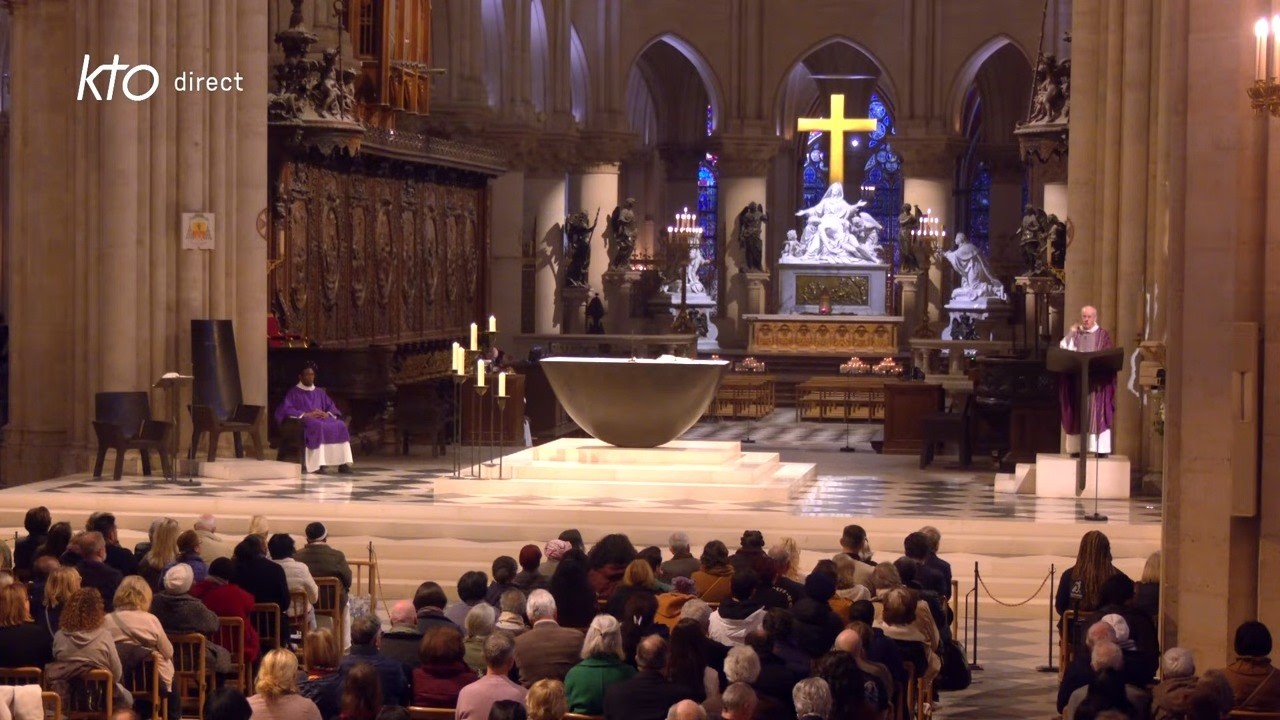 Messe du 20 mars 2026 à Notre-Dame de Paris