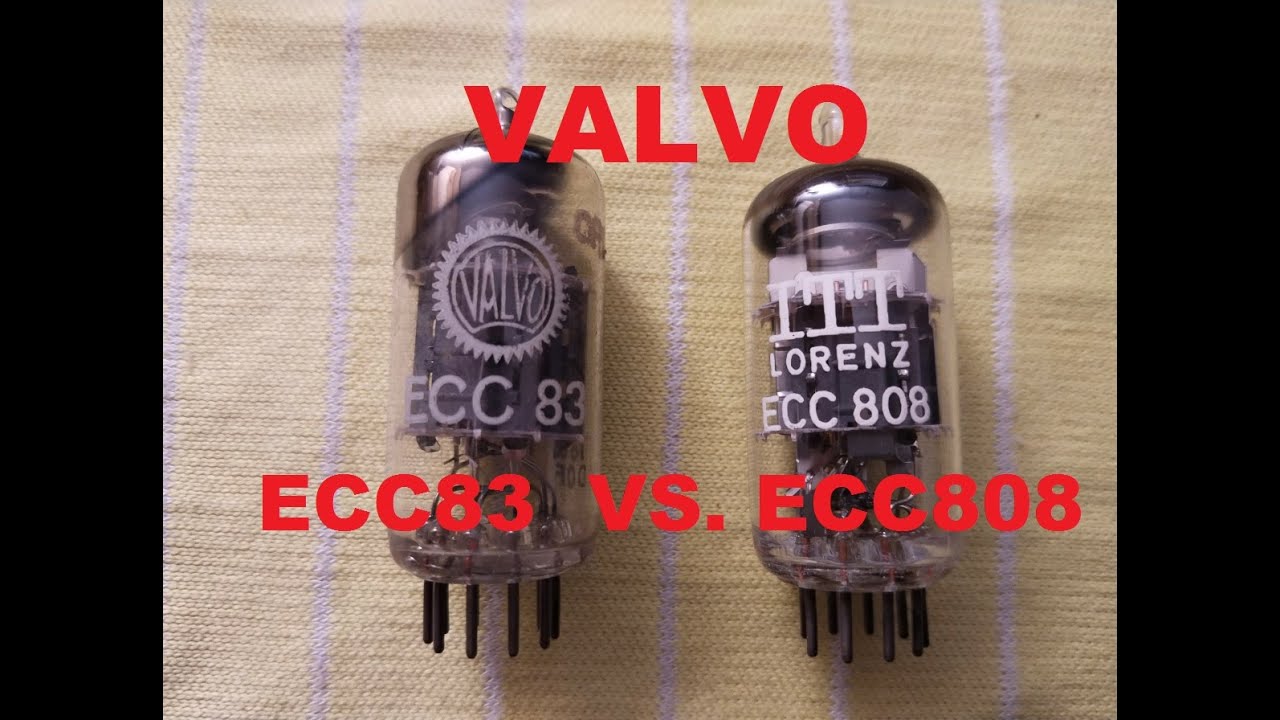 Tube Sound Comparison - ECC83 VS ECC808 (VALVO)