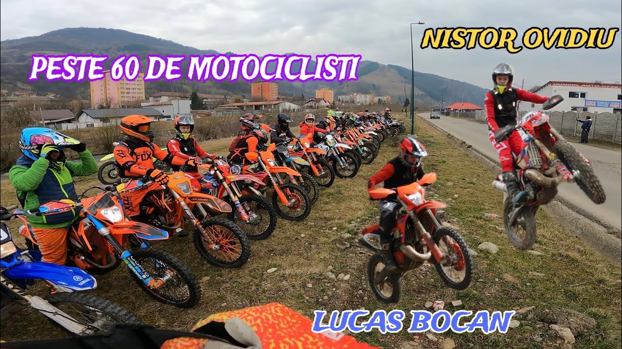 ZECI DE MOTOCICLISTI LA IESIREA PRIETENEASCA *Invitat special Ovidiu Nistor campionul Romaniacs*