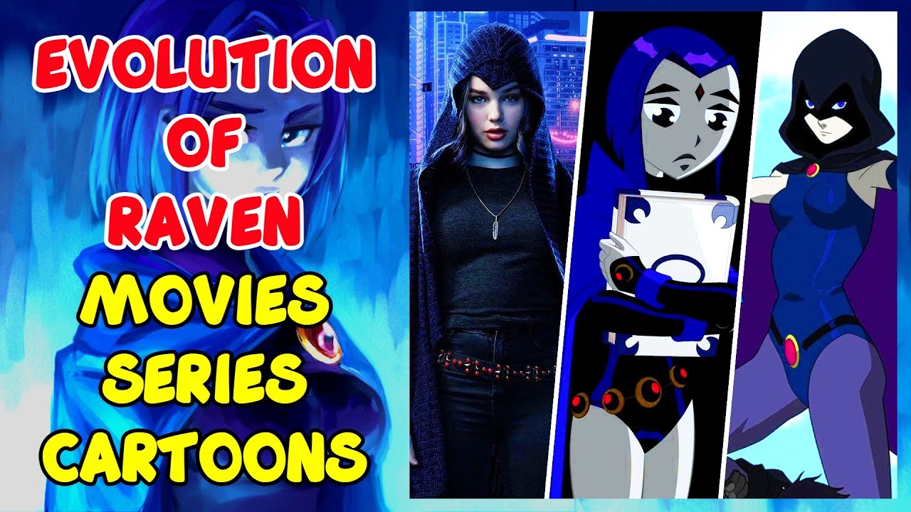 EVOLUTION of RAVEN In Movies, Series, and Cartoons (1983-2022)