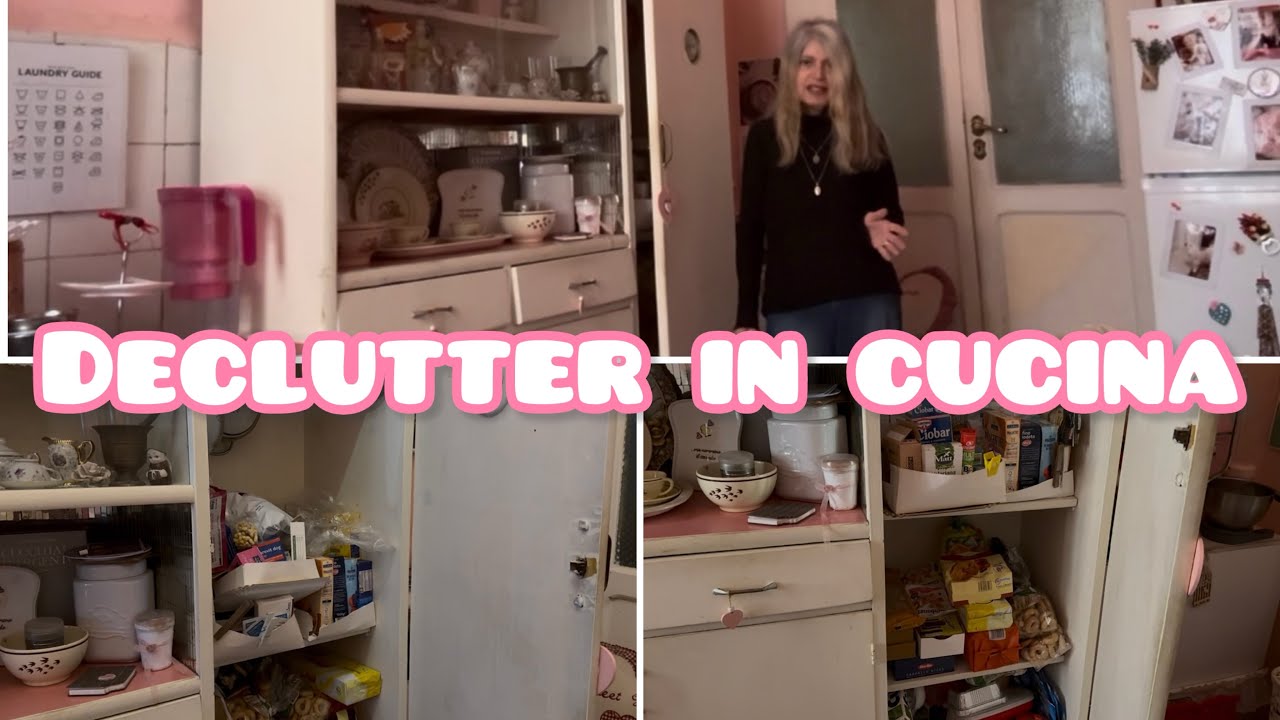 Declutter in cucina | Sistemo la credenza insieme a voi