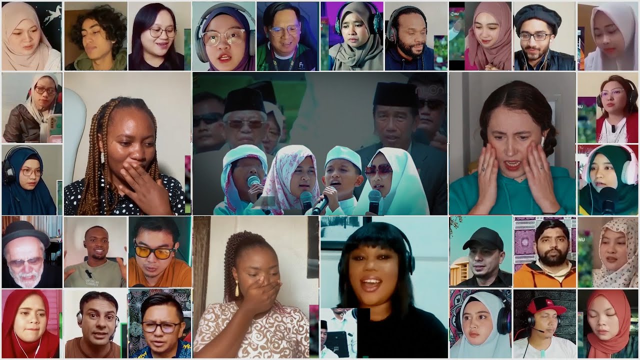 Mendunia! Shalawat Asyghil di Puncak Satu Abad NU - Reaction Video